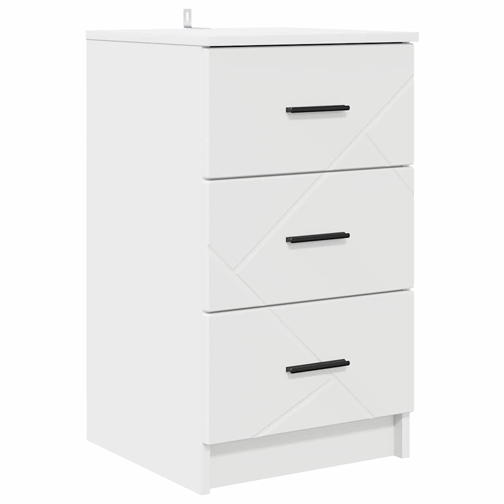 Natskab Med Skuffe 38 X 38 X 66 Cm Konstrueret Træ - Billede 2