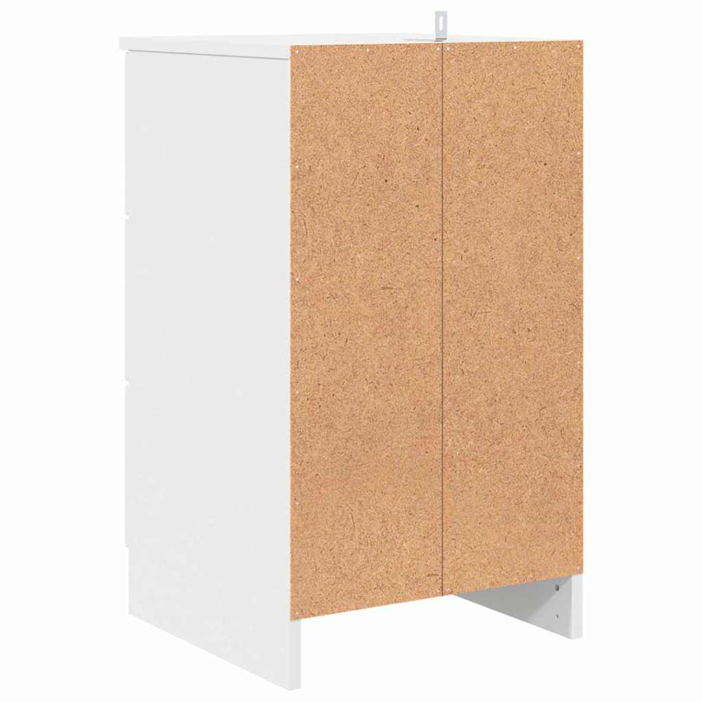 Natskab Med Skuffe 38 X 38 X 66 Cm Konstrueret Træ - Billede 8