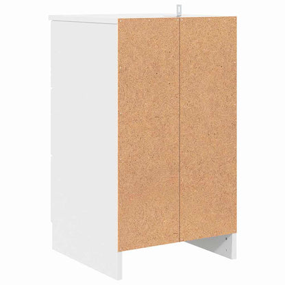 Natskab Med Skuffe 38 X 38 X 66 Cm Konstrueret Træ - Billede 8