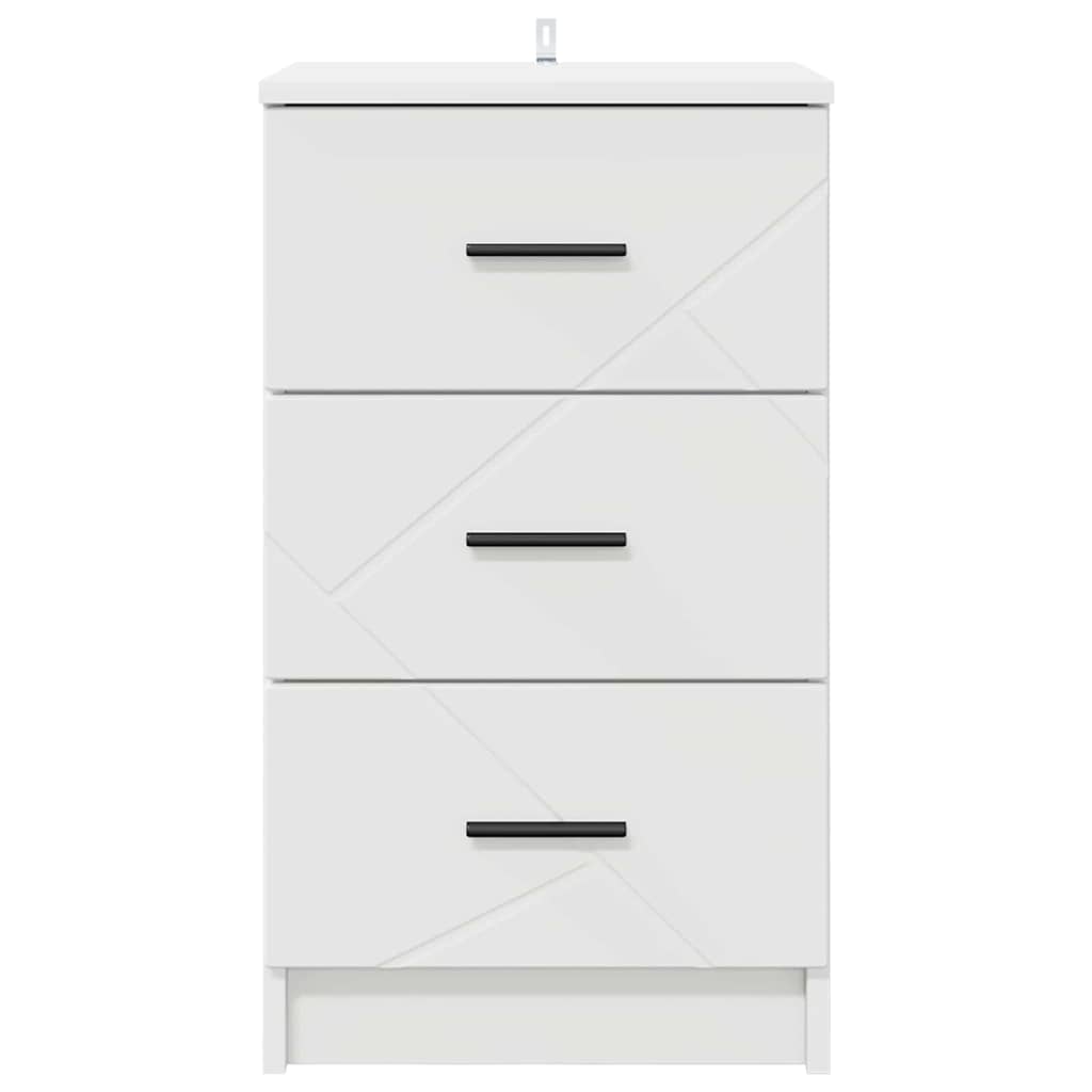 Natskab Med Skuffe 38 X 38 X 66 Cm Konstrueret Træ - Billede 6