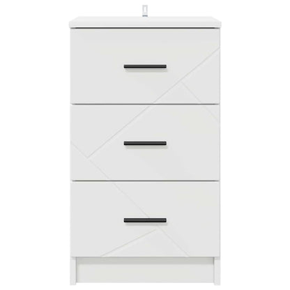 Natskab Med Skuffe 38 X 38 X 66 Cm Konstrueret Træ - Billede 6