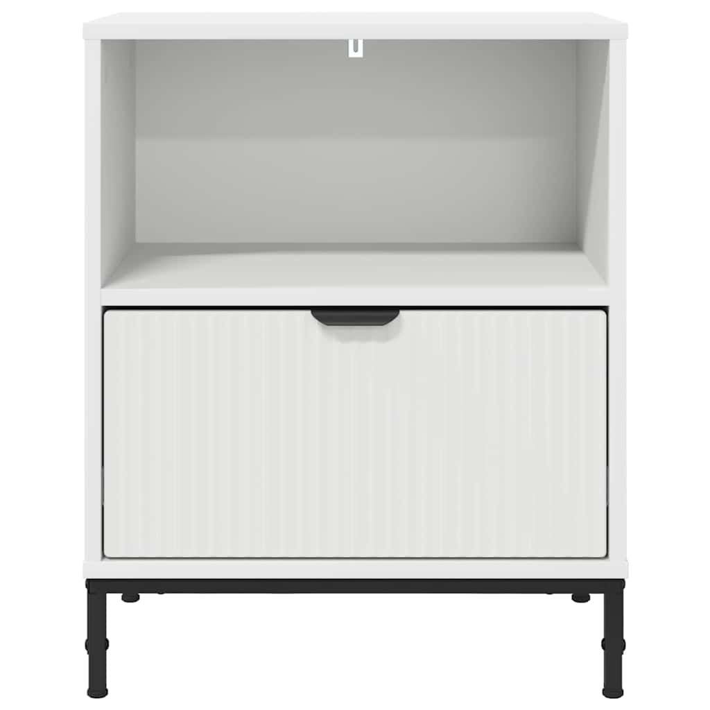 Natskab Med Skuffe 49 X 36 X 61 Cm Konstrueret Træ - Billede 6