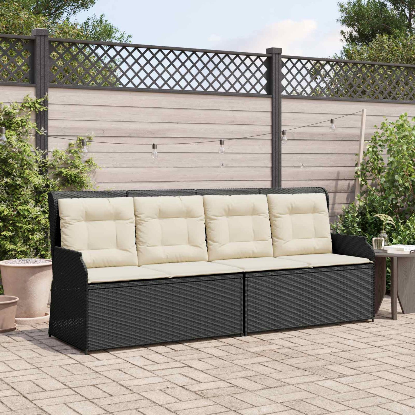 Havebænk Polyrattan - Hovedbillede