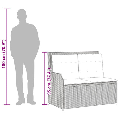Havebænk Polyrattan - Billede 10
