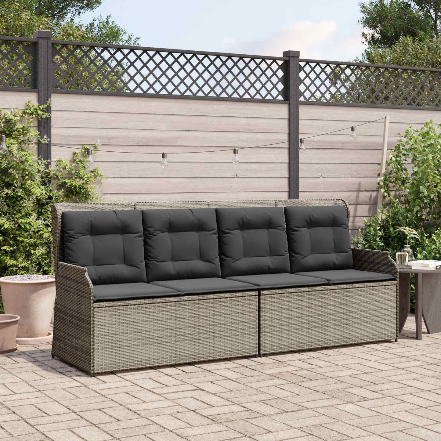 Havebænk Polyrattan - Variant 3394451
