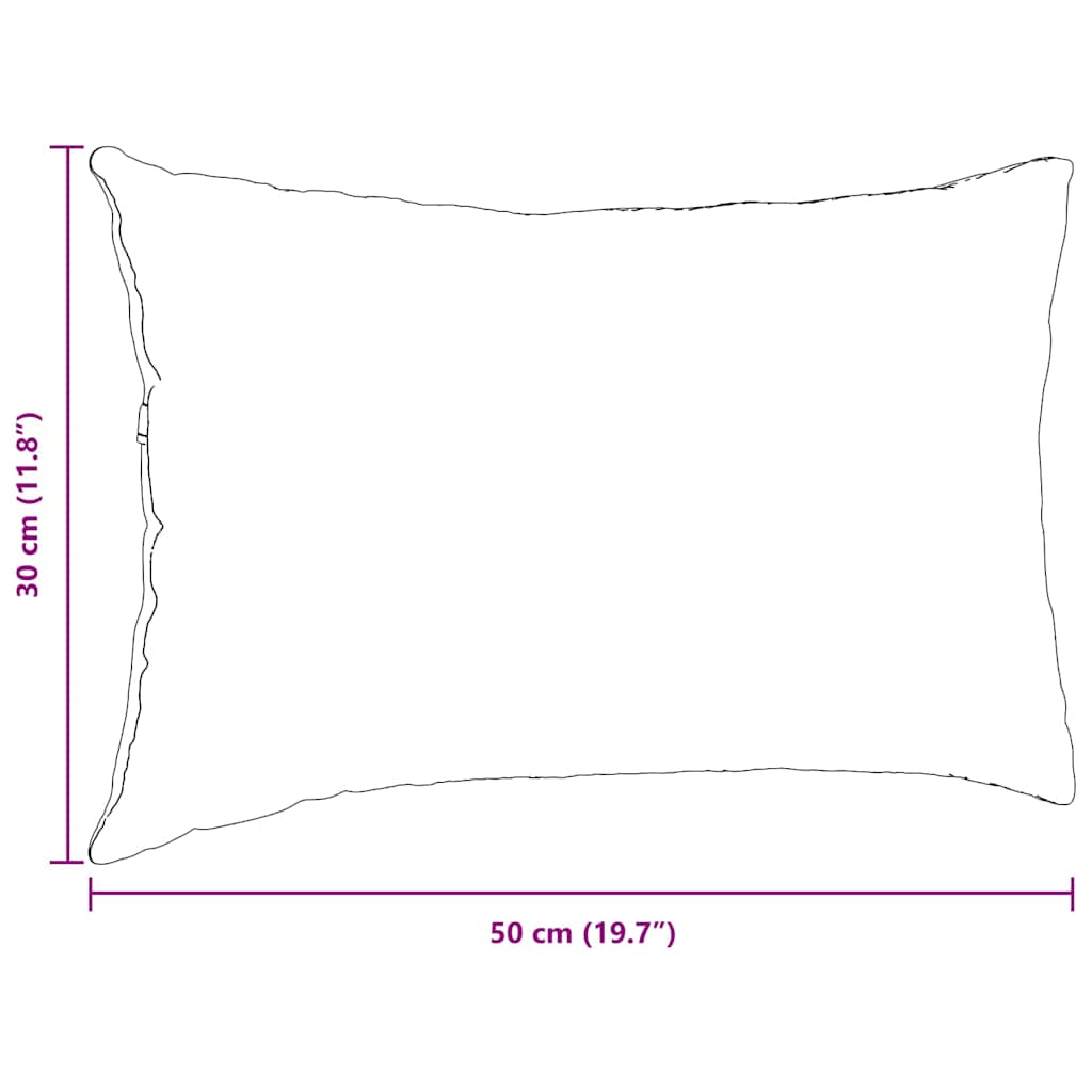 Sofapuder 2 Dele 50 X 30 Cm Stof - Billede 9