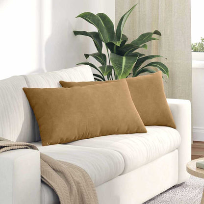 Sofapuder 2 Dele 60 X 40 Cm Velourstof