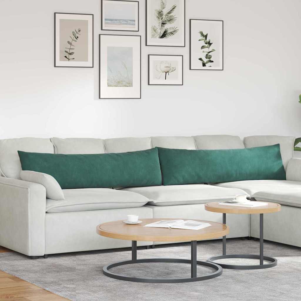 Sofapuder 2 Dele 60 X 40 Cm Velourstof