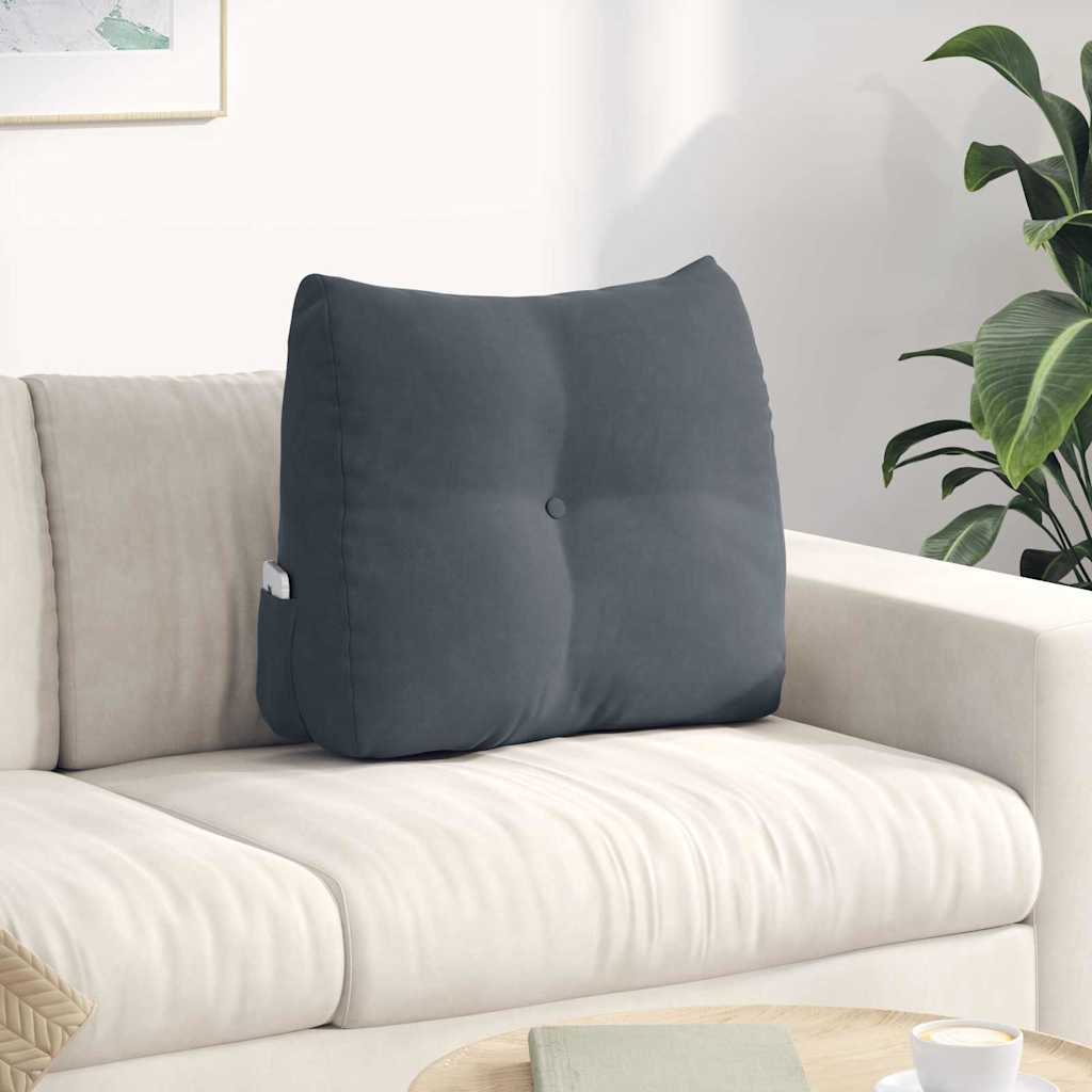 Rygpude Fløjl