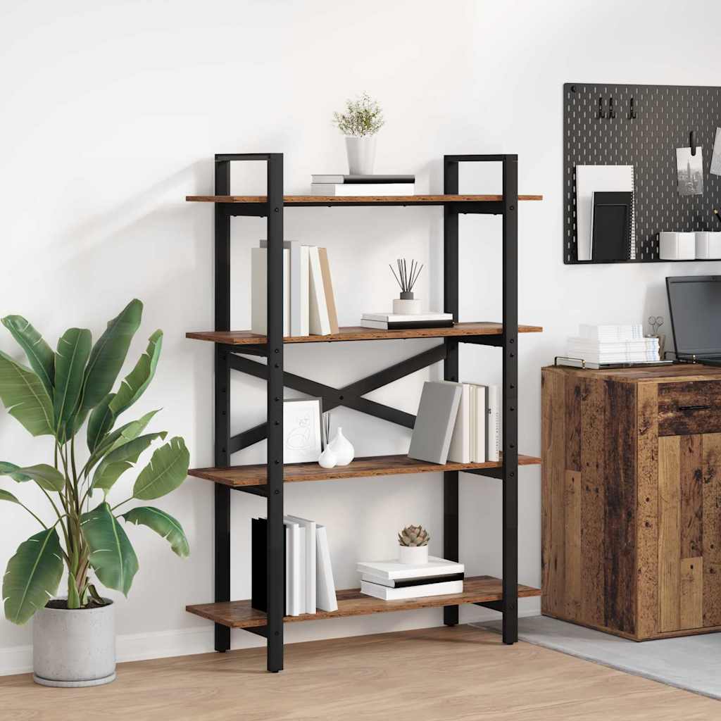 Bogreol Konstrueret Træ - Variant 883944