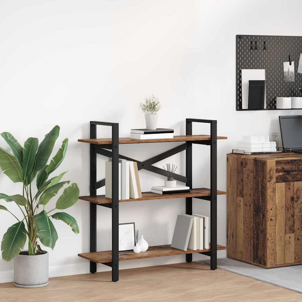 Bogreol Konstrueret Træ - Variant 883950