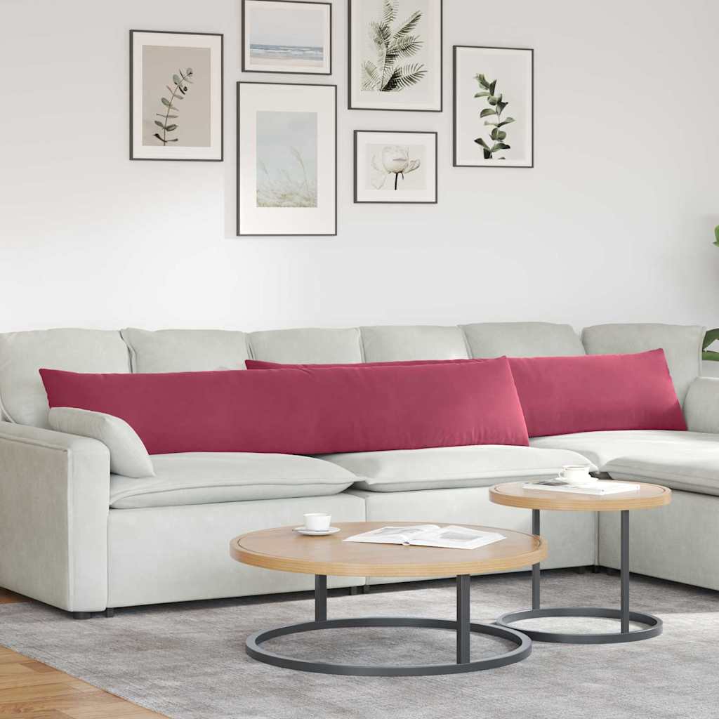 Sofapuder 2 Dele 60 X 40 Cm Velourstof