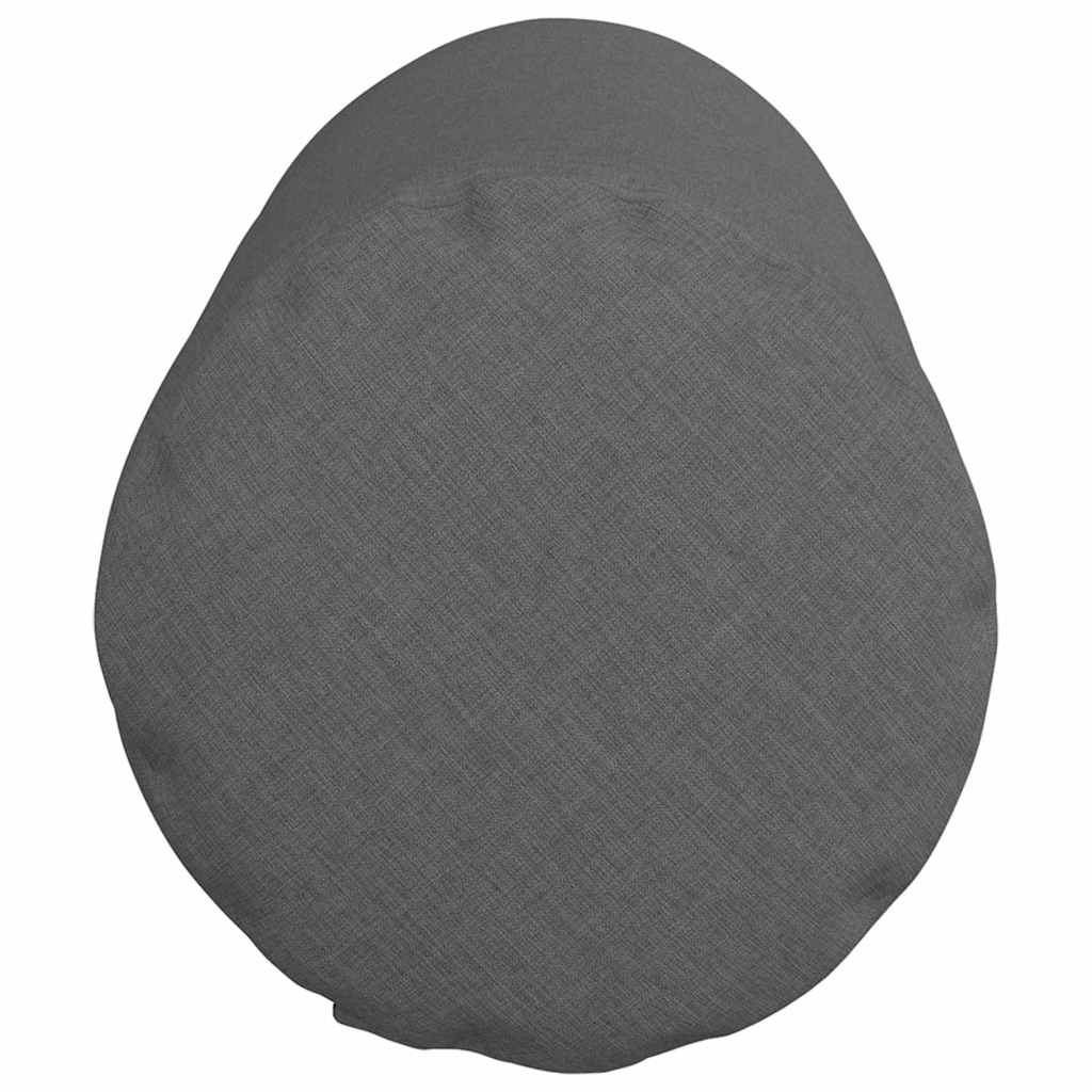 Bolsterpuder 2 Dele Mørkegrå Ø 25 X 70 Cm Stof - Billede 7