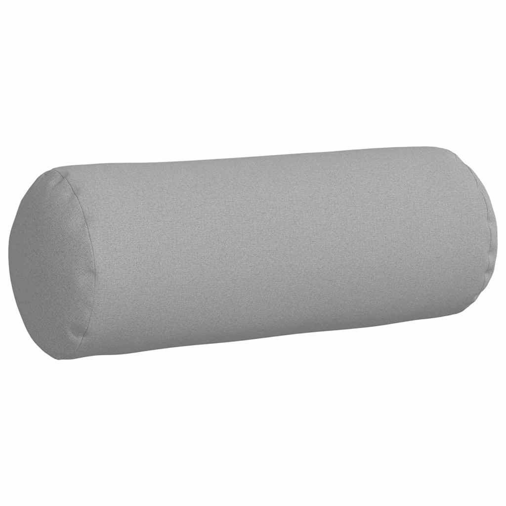 Bolsterpuder 2 Dele Skygrå Ø 25 X 70 Cm Stof - Billede 5