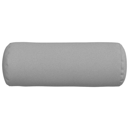 Bolsterpuder 2 Dele Skygrå Ø 25 X 70 Cm Stof - Billede 6