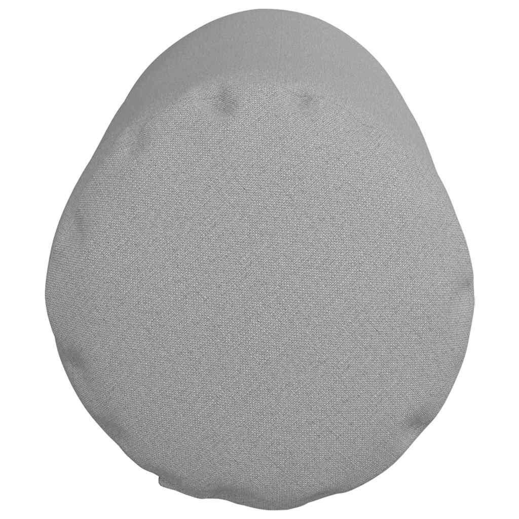 Bolsterpuder 2 Dele Skygrå Ø 25 X 70 Cm Stof - Billede 7