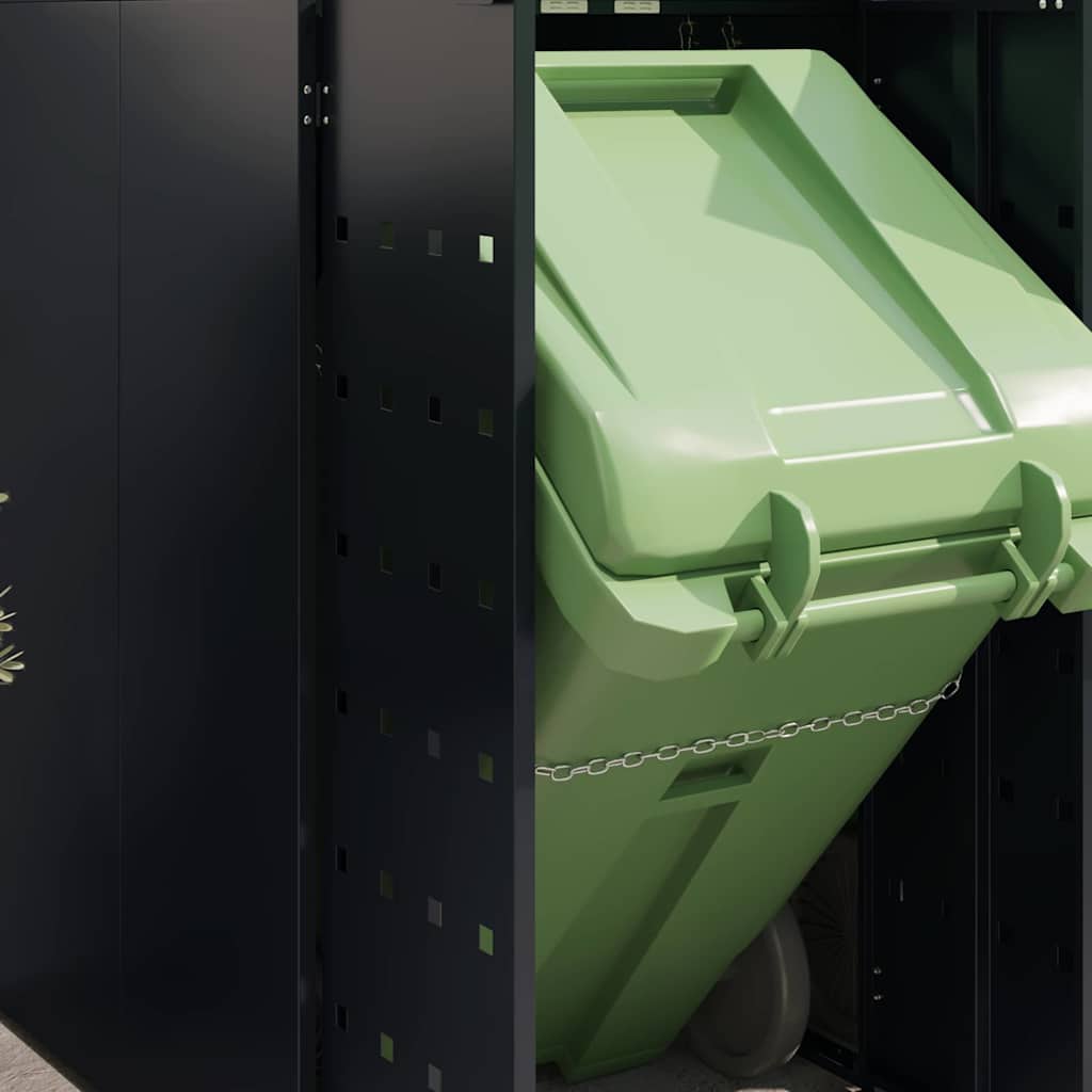Wheelie Bin Opbevaring Til 5 Affaldscontainere - Billede 5