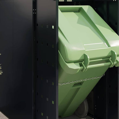 Wheelie Bin Opbevaring Til 5 Affaldscontainere - Billede 5