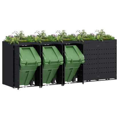 Wheelie Bin Opbevaring Til 5 Affaldscontainere - Billede 3