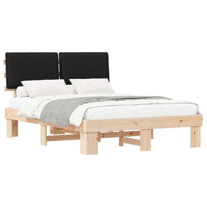 Sengestel Med Polstret Hovedgavl 140 X 200 Cm - Billede 2
