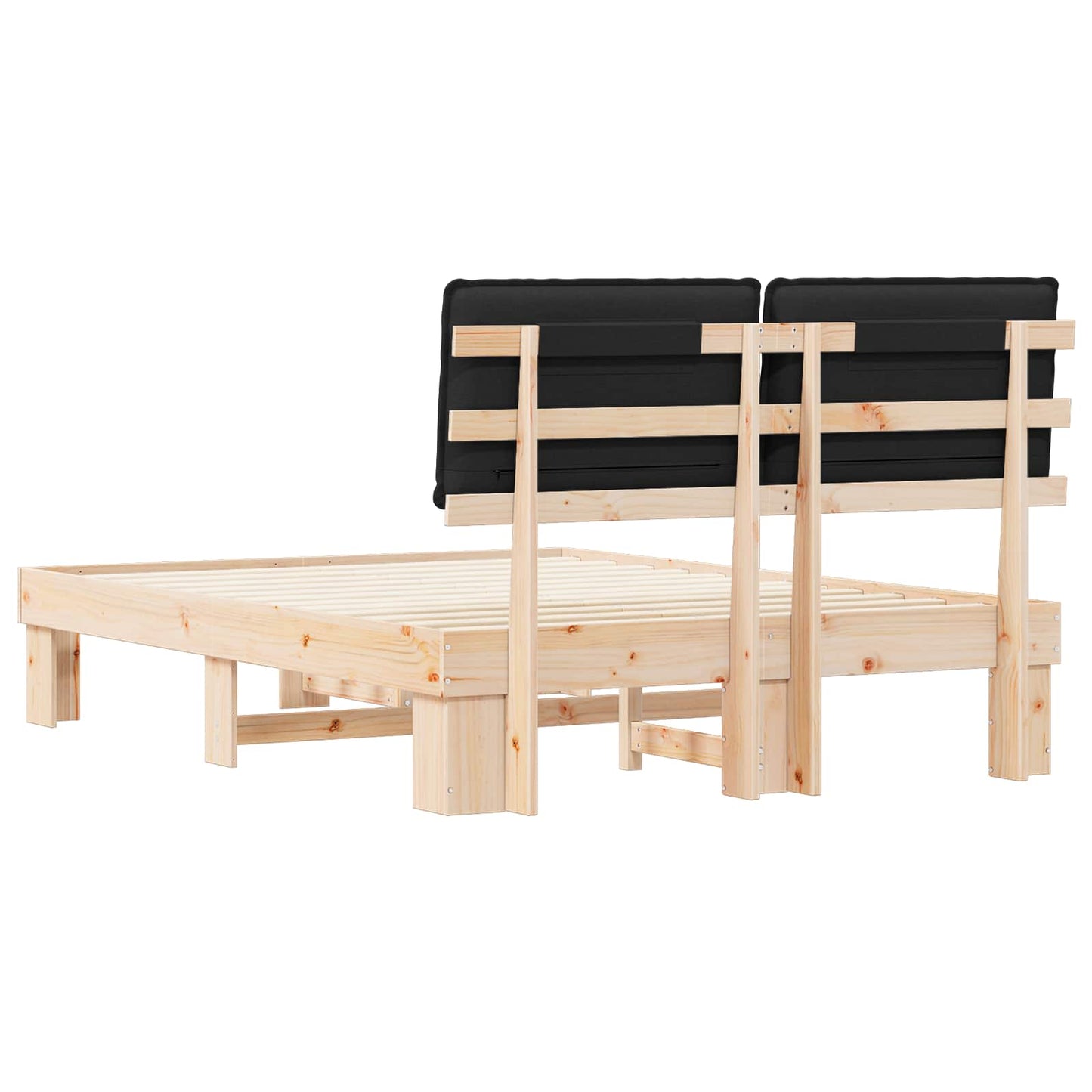Sengestel Med Polstret Hovedgavl 140 X 200 Cm - Billede 7