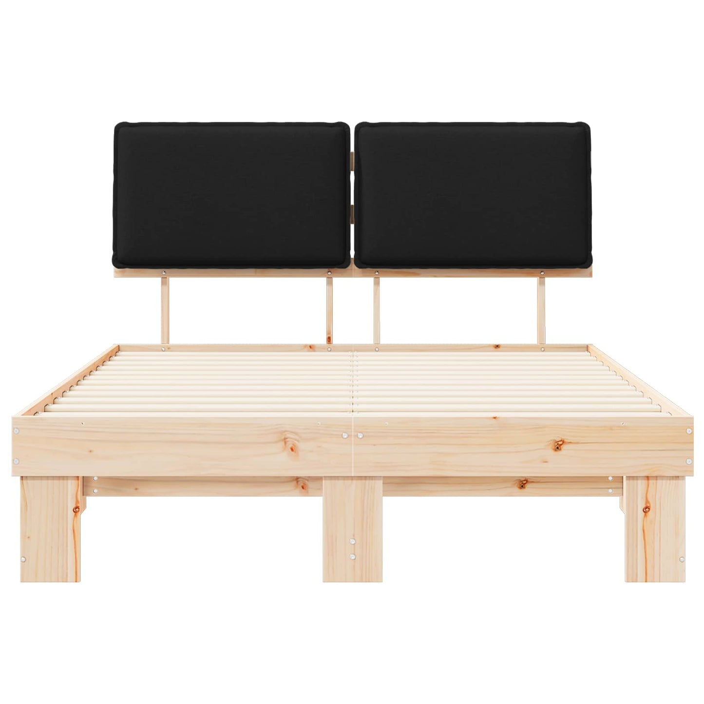 Sengestel Med Polstret Hovedgavl 140 X 200 Cm - Billede 5