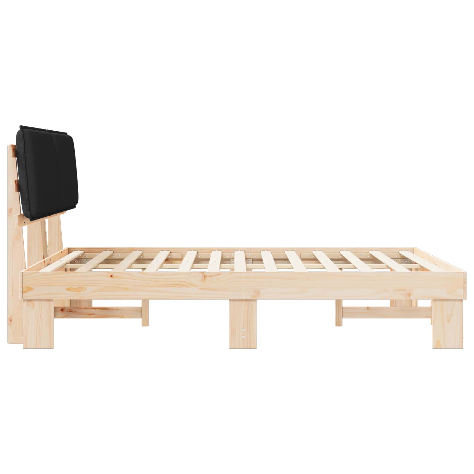 Sengestel Med Polstret Hovedgavl 140 X 200 Cm - Billede 6