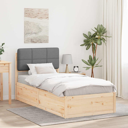 Sengestel Med Polstret Hovedgavl 90 X 200 Cm - Hovedbillede