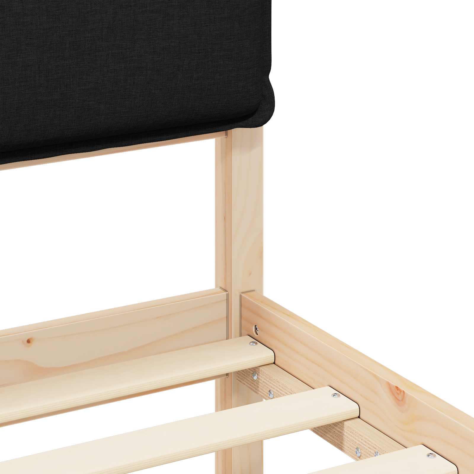 Sengestel Med Polstret Hovedgavl 160 X 200 Cm - Billede 8