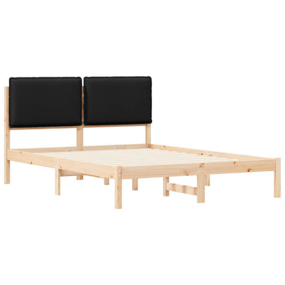 Sengestel Med Polstret Hovedgavl 160 X 200 Cm - Billede 4