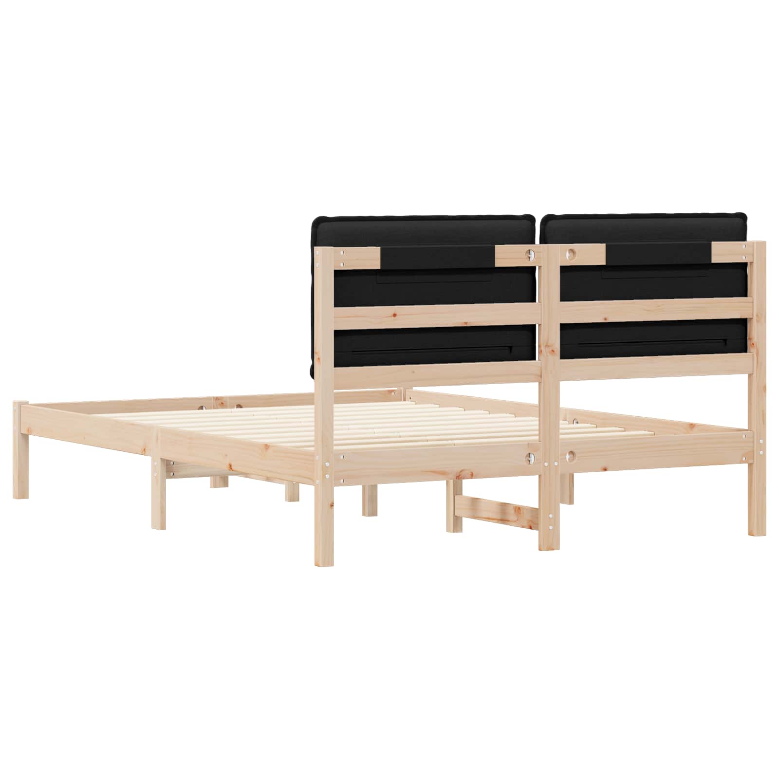Sengestel Med Polstret Hovedgavl 160 X 200 Cm - Billede 7