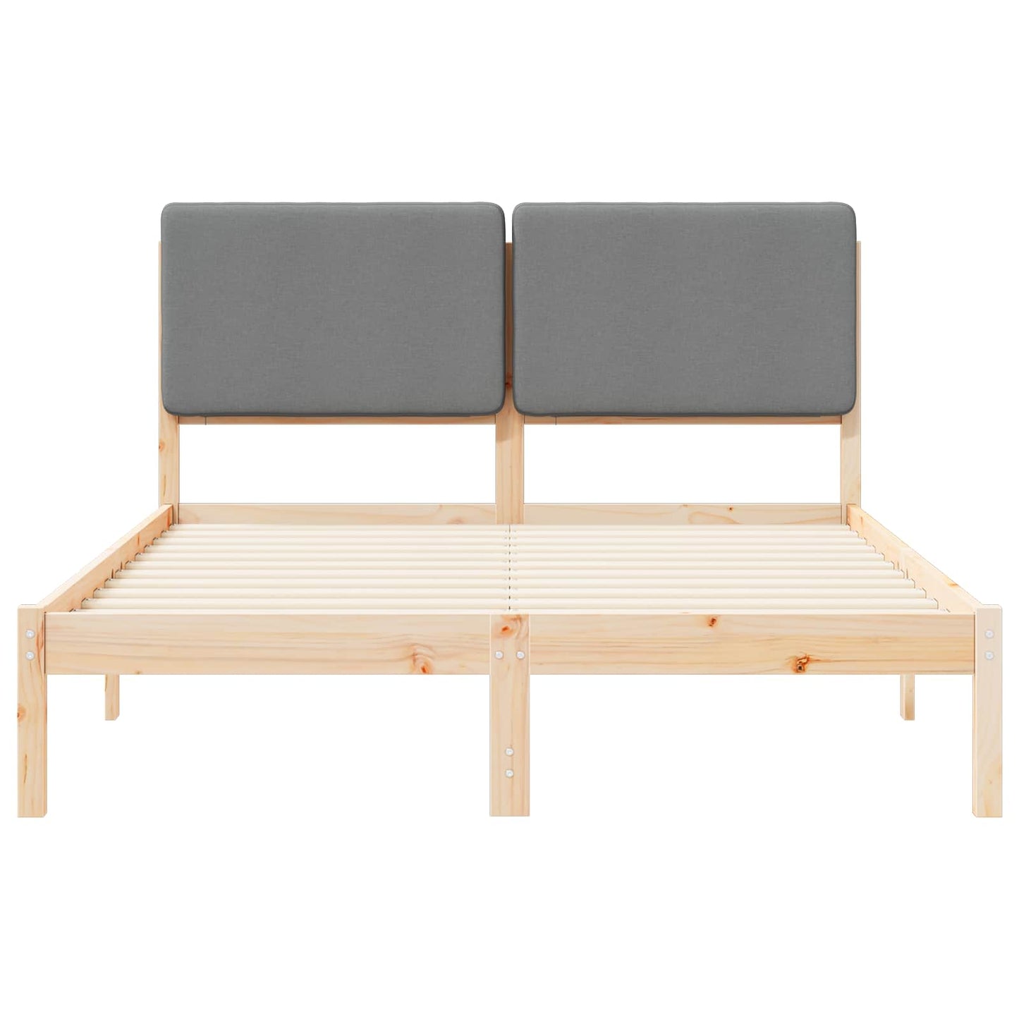 Sengestel Med Polstret Hovedgavl 160 X 200 Cm - Billede 5