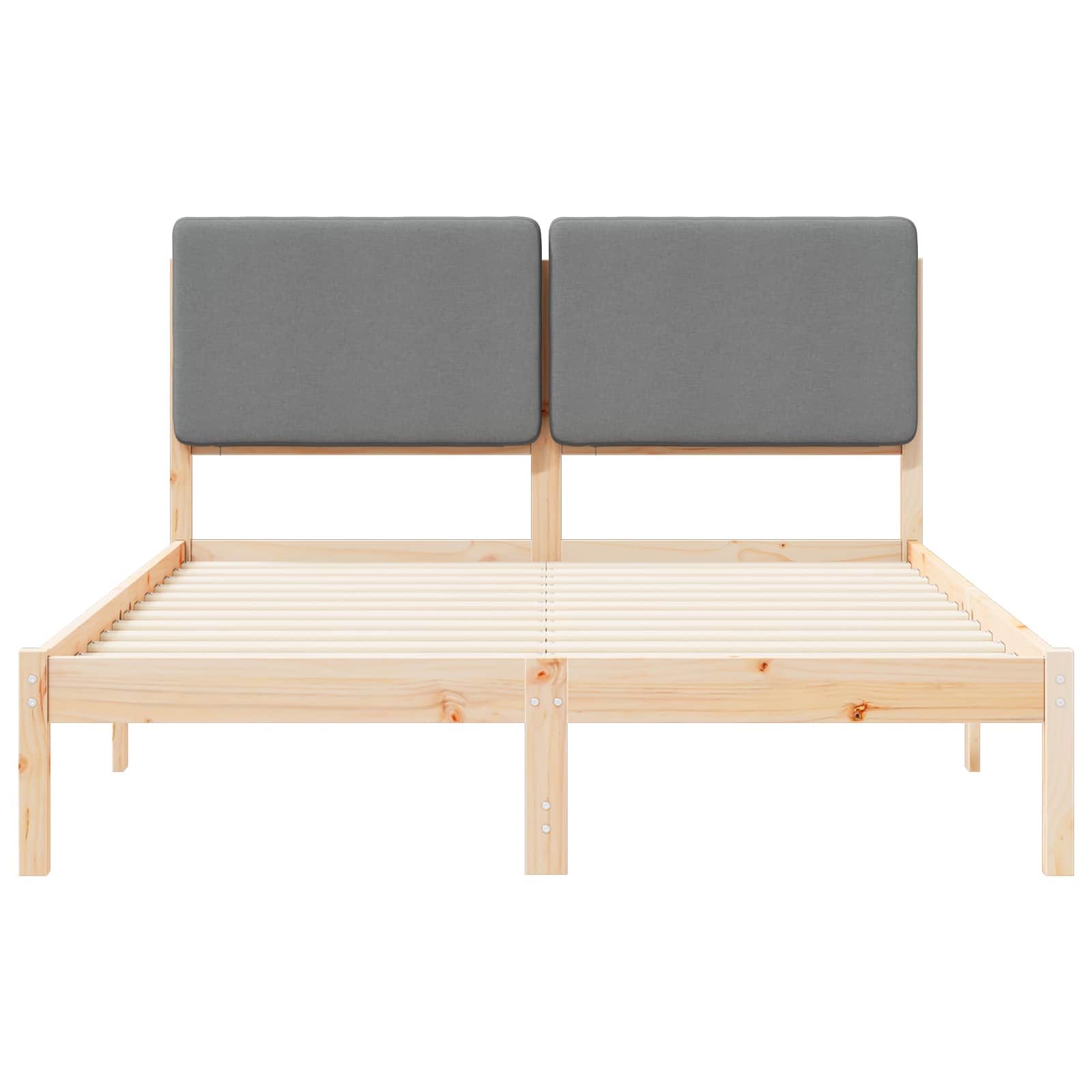 Sengestel Med Polstret Hovedgavl 160 X 200 Cm - Billede 5