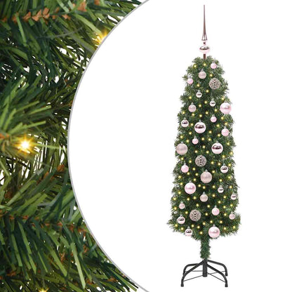 Kunstigt Juletræ Med Stativ 120 Cm Pvc Og Stål Og Plastik - Billede 2