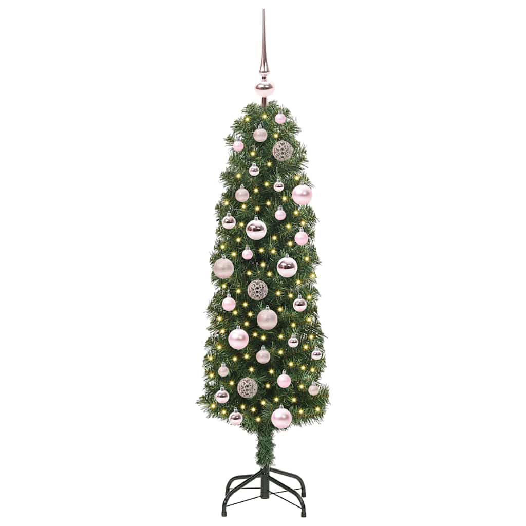 Kunstigt Juletræ Med Stativ 120 Cm Pvc Og Stål Og Plastik - Billede 3
