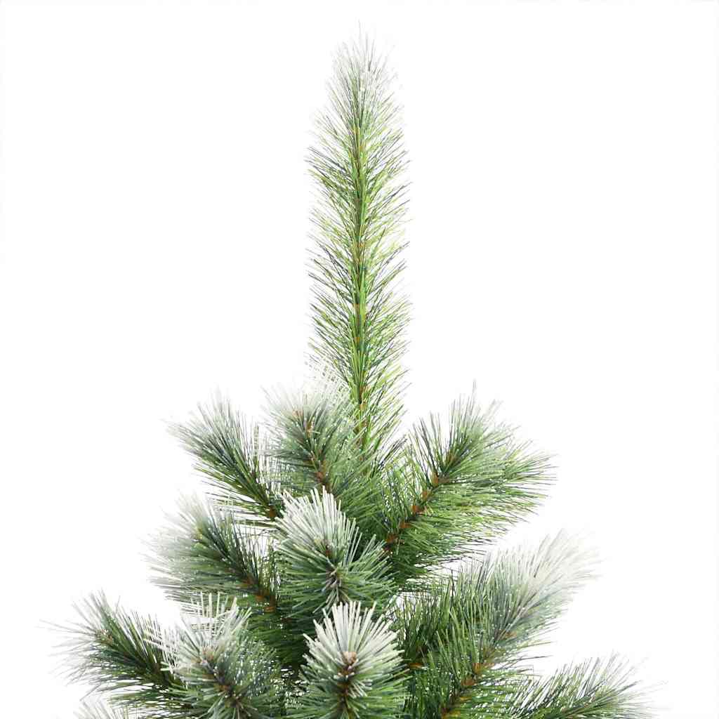 Kunstigt Hængslet Juletræ Med Flocked Sne Og Hvid 150 Cm - Billede 10