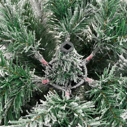 Kunstigt Hinged Juletræ Med 150 Led'er Og Hvid 150 Cm - Billede 13