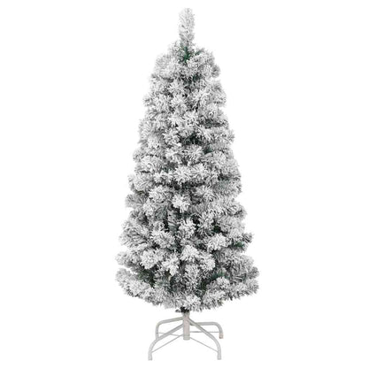 Kunstigt Hinged Juletræ Med 150 Led'er Og Hvid 150 Cm - Billede 5