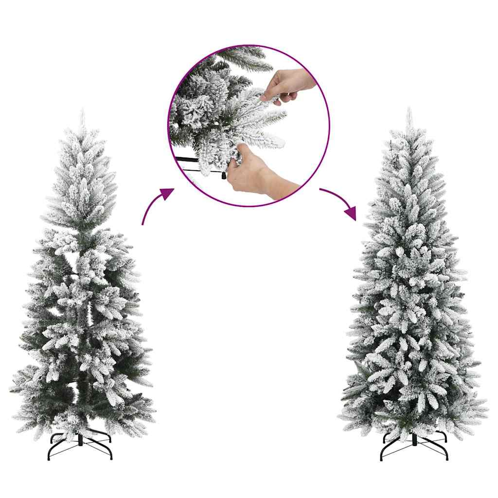 Kunstigt Hinged Juletræ Med 150 Led'er Og Hvid 150 Cm - Billede 15