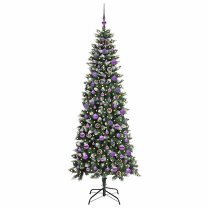 Kunstigt Juletræ Med Stativ 210 Cm Pvc Og Plastik Og Stål - Billede 3