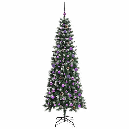 Kunstigt Juletræ Med Stativ 210 Cm Pvc Og Plastik Og Stål - Billede 4