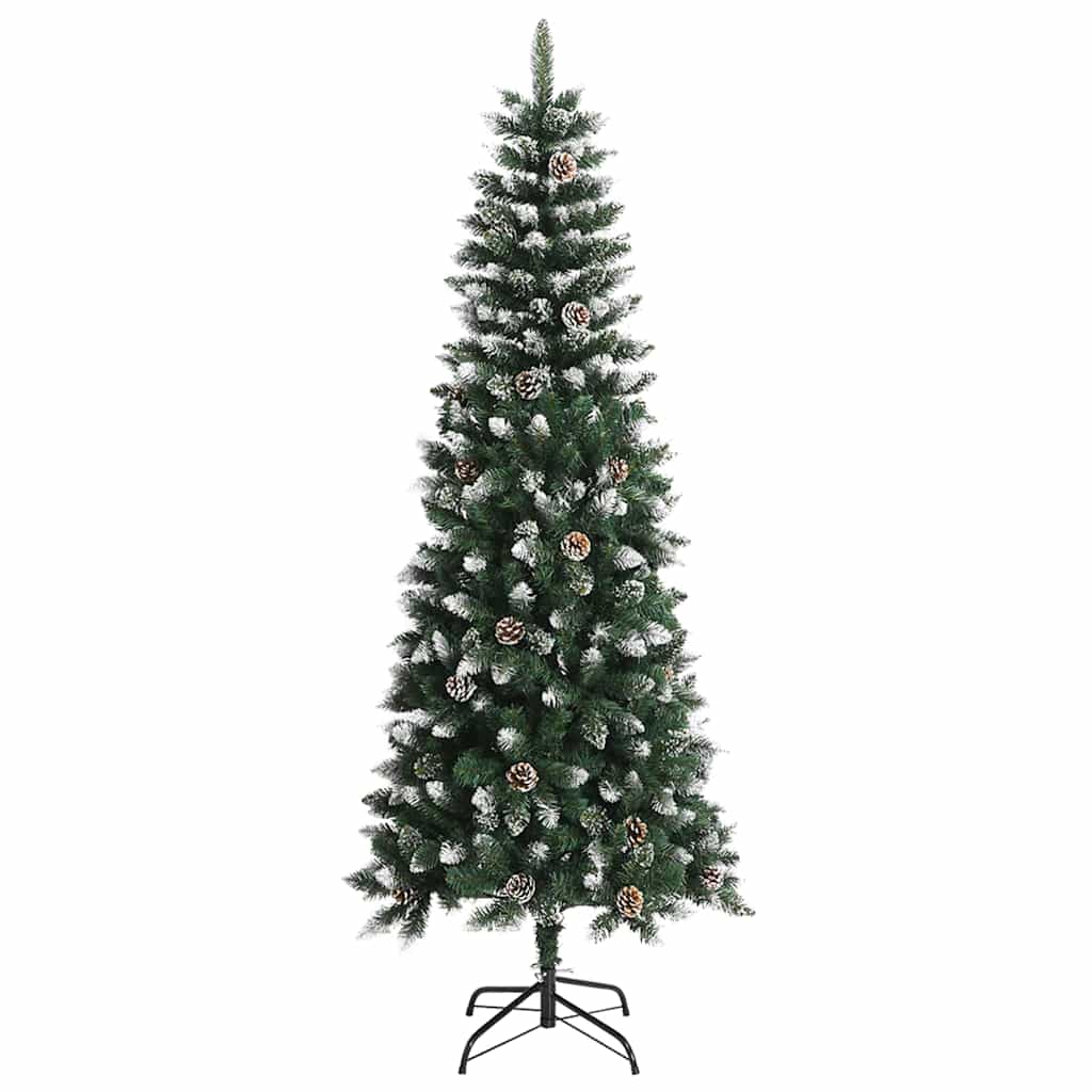 Kunstigt Juletræ Med Stativ 210 Cm Pvc Og Plastik Og Stål - Billede 5