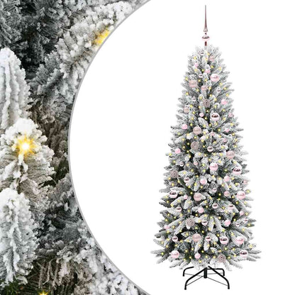 Kunstigt Juletræ 180 Cm Pvc Og Plast Og Stål Og Pe - Billede 2
