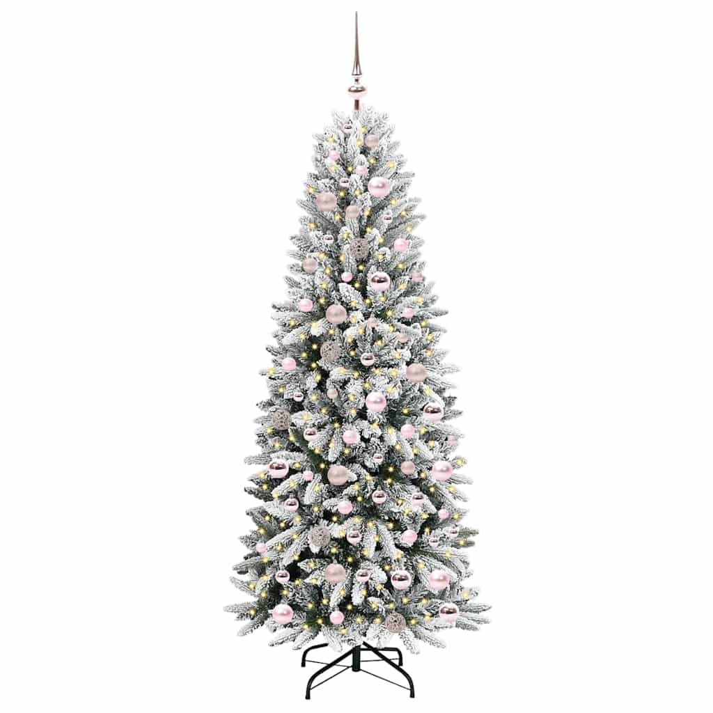 Kunstigt Juletræ 180 Cm Pvc Og Plast Og Stål Og Pe - Billede 3