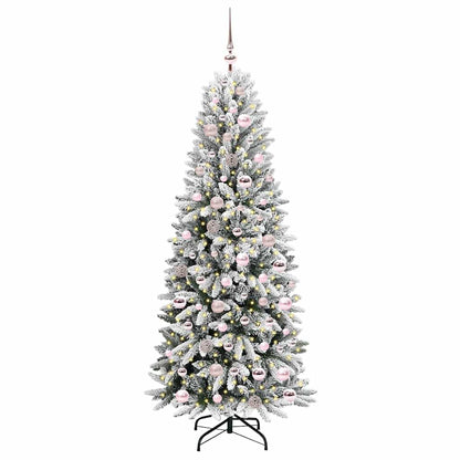 Kunstigt Juletræ 180 Cm Pvc Og Plast Og Stål Og Pe - Billede 3