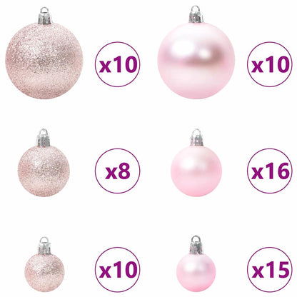 Kunstigt Juletræ 180 Cm Pvc Og Plast Og Stål Og Pe - Billede 7