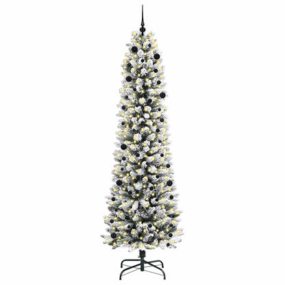 Kunstigt Juletræ Med Stativ 240 Cm Pvc Og Metal Og Plast - Billede 3