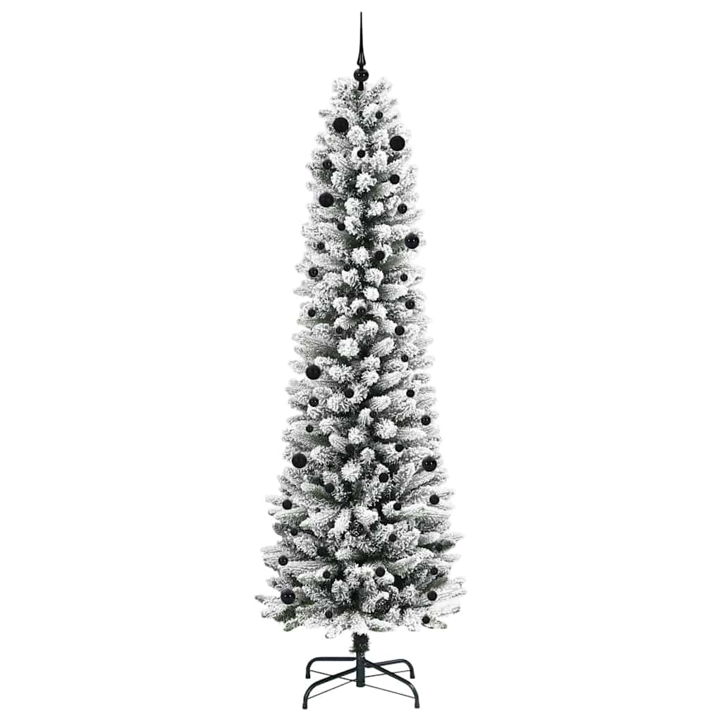 Kunstigt Juletræ Med Stativ 240 Cm Pvc Og Metal Og Plast - Billede 4