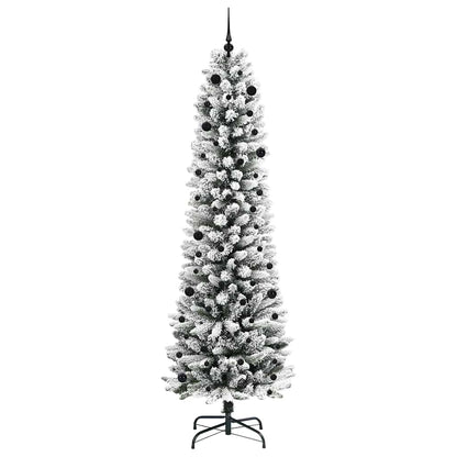 Kunstigt Juletræ Med Stativ 240 Cm Pvc Og Metal Og Plast - Billede 4