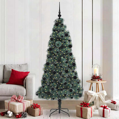 Kunstig Forbelyst Juletree Med Kuglesæt 210 Cm Pet - Hovedbillede